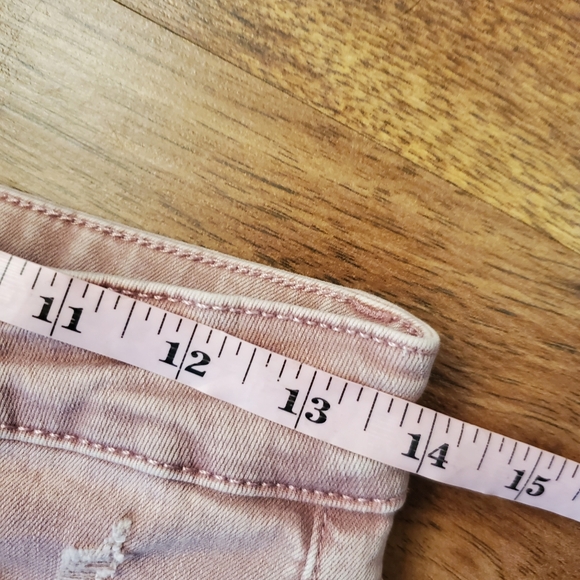 LC Lauren Conrad Size 4 Pink Skinny Ankle Jeans - Picture 4 of 6